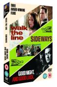 Award Winners Triple (Walk The Line, Sideways, Good Night & Good Luck)