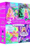Barbie Fairytopia Movie Collection - Fairytopia/Mermaidia/Magic Of The Rainbow/Mariposa And Her Butterfly Fairy Friends