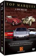 Top Marques (History Channel) 5 DVD box set -VW Beetle, Porsche 911, Farrari, Jaguar E-Type & Rolls Royce