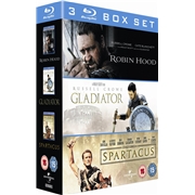 3 Film Box Set: Gladiator/Spartacus/Robin Hood [Blu-ray]
