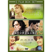 Atonement/Pride and Prejudice/Sense and Sensibility [DVD]
