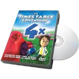 Times Table Adventure 4X Table : The Battle of Boulder Island [DVD]