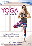 Yoga Made Simple for Beginners & Improvers by Alexandra Legouix (Sports TV Presenter) - 4 Bite Size Workouts - Fit For Life Series [DVD]