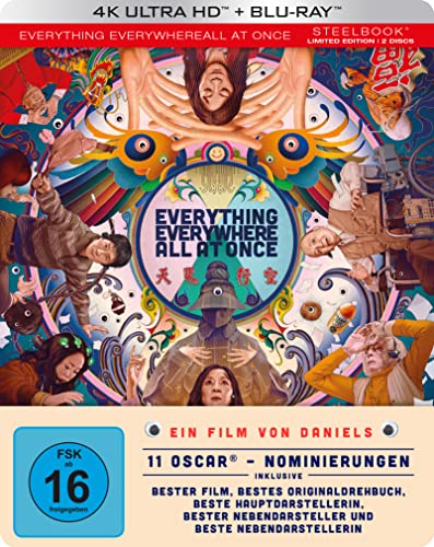 Everything Everywhere All At Once - limitiertes Steelbook (4K Ultra HD) (exklusiv bei Amazon.de) [Blu-ray]