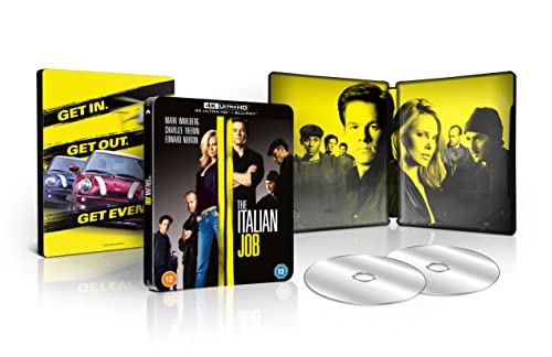 The Italian Job (2003) Steelbook [Blu-ray] [Region A & B & C]