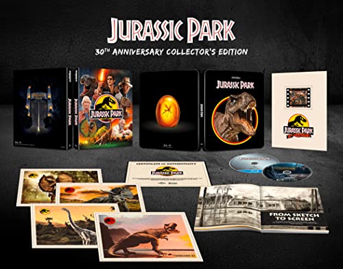 Jurassic Park 30th Anniversary [Collector's Edition] [4K Ultra HD] [1993] [Blu-ray] [2023] [Region Free]