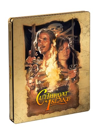 Cutthroat Island Steelbook 4K Ultra HD [Blu-ray] [2023] [Region A & B & C]