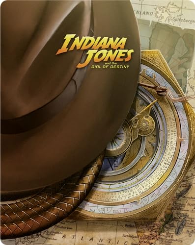 Indiana Jones & The Dial Of Destiny SteelBook 4K UHD [Blu-ray] [Region Free]