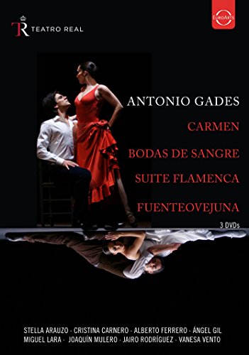 Antonio Gades - Spanish Dances from the Teatro Real (Carmen, Bodas de Sangre, Suite Flamenca, Fuenteovejuna) [DVD] [2018]