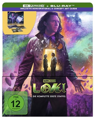 Loki - Staffel 1 UHD BD (Lim. Steelbook): 4K Ultra HD Blu-ray + Blu-ray / Steelbook / Staffel 01