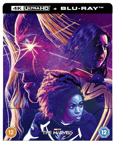 Marvel Studio's The Marvels Steelbook 4K Ultra HD [Blu-ray] [Region Free]