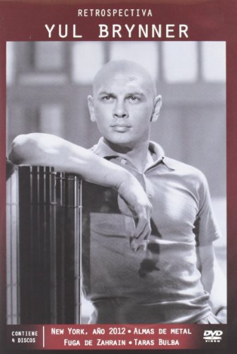 The Ultimate Warrior (1975) / Westworld (1973) / Escape from Zahrain (1962) / Taras Bulba (1962) (4 YUL Brynner Films) - Official WB Region 2 PAL 4-DVD Release, Plays in English Without subtitles