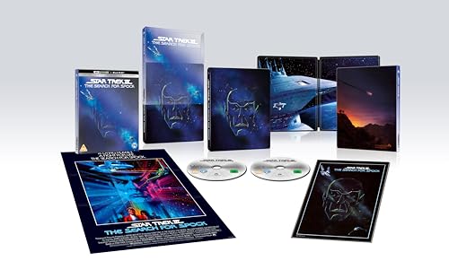 Star Trek III: The Search For Spock 4K UHD Amazon Exclusive Steelbook (Includes Poster and Booklet) [Blu-ray] [Region A & B & C]