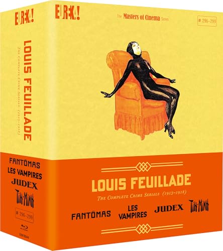 LOUIS FEUILLADE: THE COMPLETE CRIME SERIALS (1913-1918) (Masters of Cinema) Limited Edition Ten-disc Blu-ray