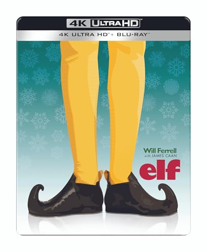 Elf Steelbook [4K Ultra HD] [2003] [Blu-ray] [Region Free]