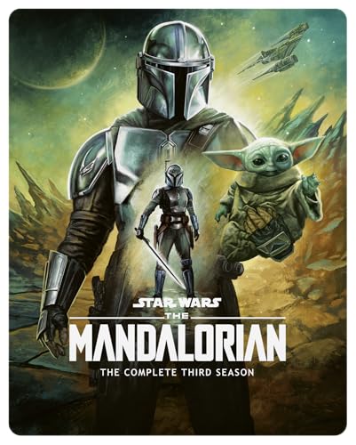 Star Wars Mandalorian Season 3 4K UHD + Blu ray Steelbook (Disney+ Original) (includes artcards) [Blu-ray] [Region Free]