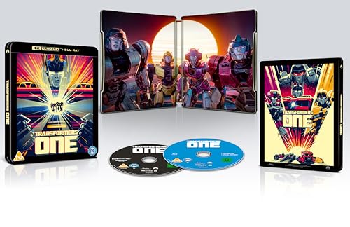 Transformers One 4K UHD Steelbook [Blu-ray] [Region A & B & C]