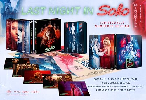 Last Night in Soho [Limited Collector's Edition] [4K Ultra HD] [2021] [Blu-ray] [Region Free]