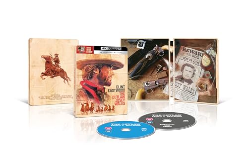 The Outlaw Josey Wales Steelbook [4K Ultra HD] [1976] [Blu-ray] [Region Free]