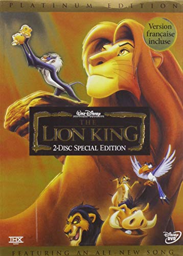 DVD for Kids The Lion King (Two-Disc Platinum Edition)