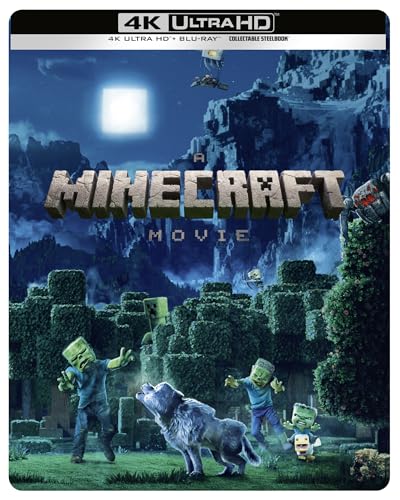 Minecraft Night Scene w.APET Steelbook [4K Ultra HD] [2025] [Blu-ray]
