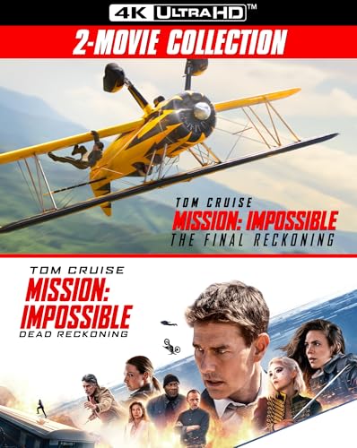 Mission: Impossible - Dead Reckoning & The Final Reckoning 2-Movie Collection 4K UHD [Blu-ray] [Region A & B & C]