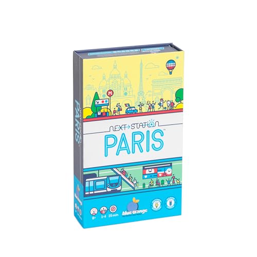 Blue Orange - Next Station Paris - City of Paris Theme Board Game - Strategy Game - Multiplayer Game - Board Games With Friends or Family - Game 8+