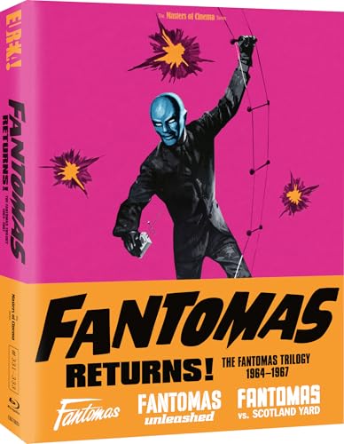 FANTOMAS RETURNS!: THE FANTOMAS TRILOGY, 196467 (Masters of Cinema) Limited Edition Two-disc Blu-ray